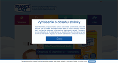 Desktop Screenshot of france-lait.sk